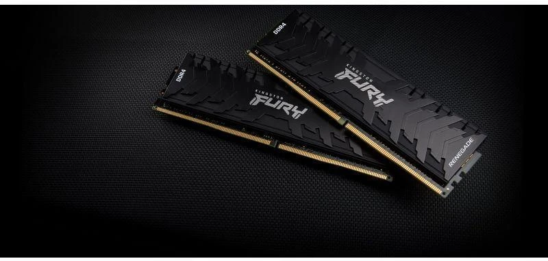 RAM „Kingston KF432C16RB2K2/16“ 16 GB 3200 MT/s DDR4 CL16 DIMM (2 vnt. rinkinys) FURY Renegade Juodas | „Kingston“