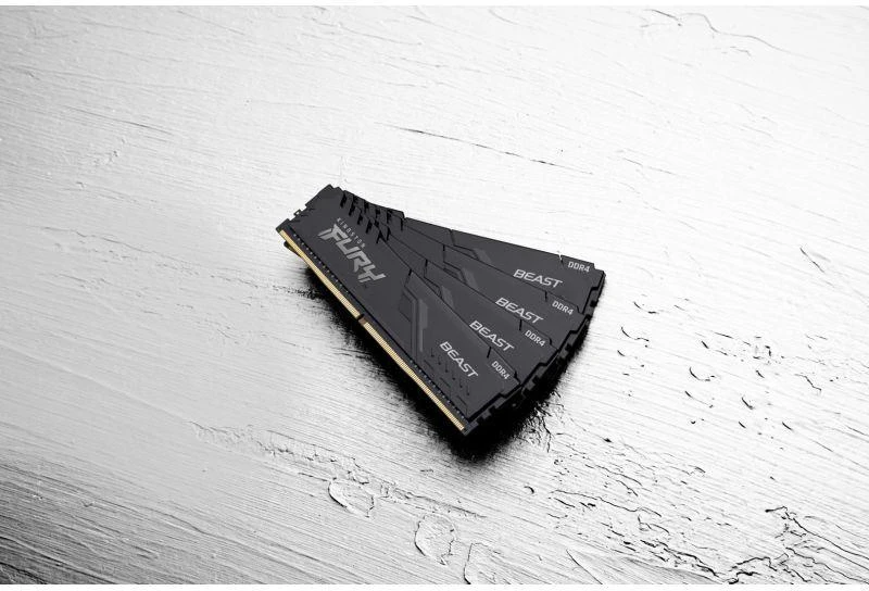 Vidinė atmintis (RAM) Kingston Fury Beast 16GB (2x8GB 3200MHz DDR4 CL16 DIMM)