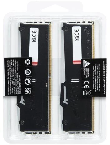 KINGSTON DDR5 32GB 6000MT/s CL30 DIMM (Komplektas iš 2) FURY Beast RGB EXPO