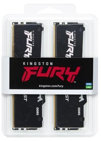 KINGSTON DDR5 32GB 6000MT/s CL30 DIMM (Komplektas iš 2) FURY Beast RGB EXPO