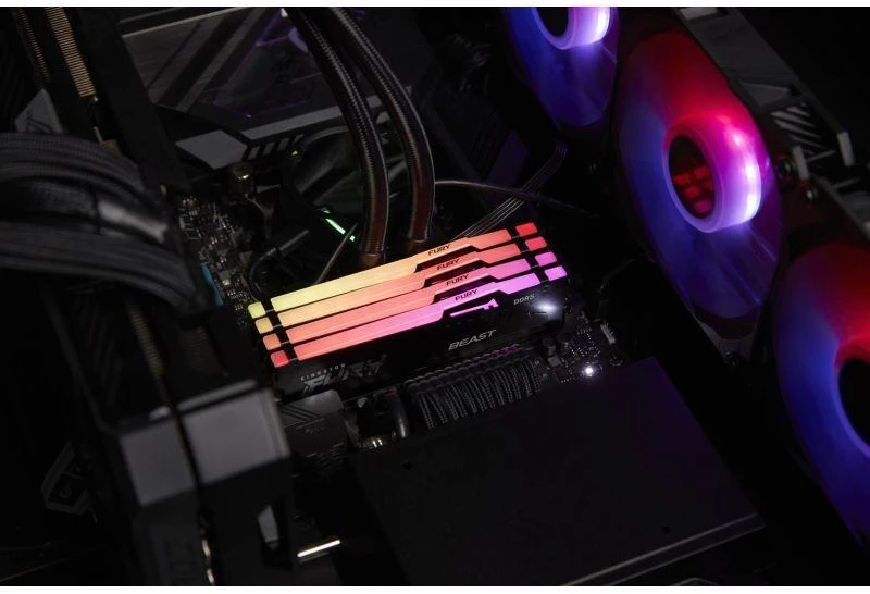 KINGSTON DDR5 32GB 6000MT/s CL30 DIMM (Komplektas iš 2) FURY Beast RGB EXPO