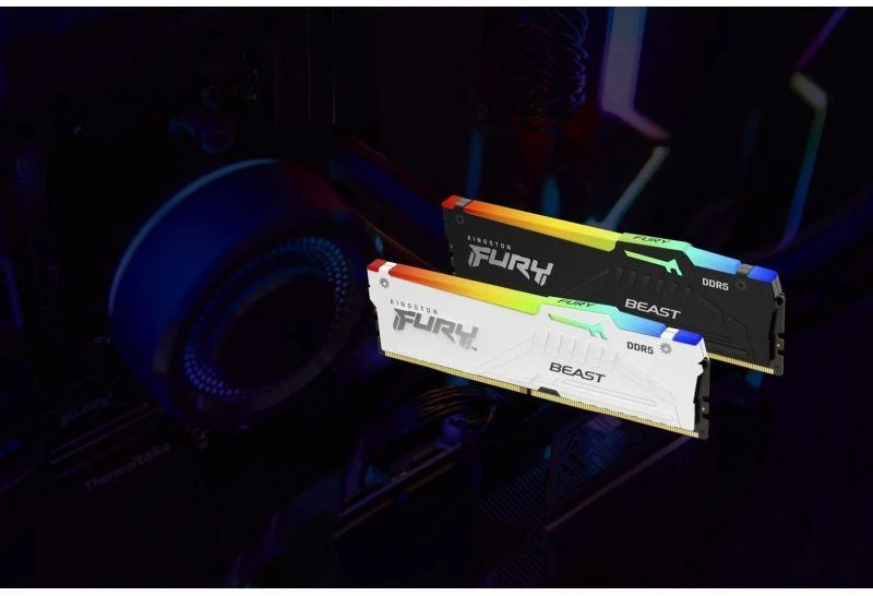 KINGSTON DDR5 32GB 6000MT/s CL30 DIMM (Komplektas iš 2) FURY Beast RGB EXPO