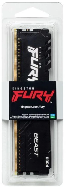 Kingston FURY DDR4 32 GB (1x32 GB) 3200 MHz CL16 Beast Juodas
