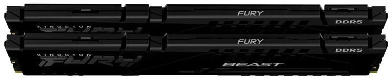 Ausinės Kingston FURY DDR5 32GB (2x16GB) 5600MHz CL40 Beast Juoda XMP