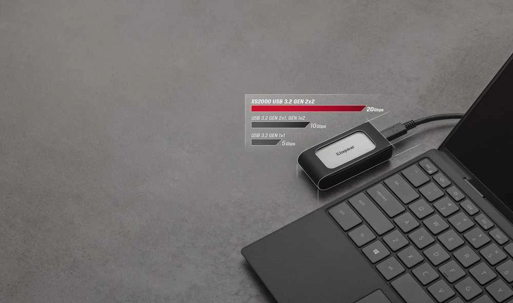 Kietasis diskas KINGSTON 4TB PORTABLE SSD XS2000