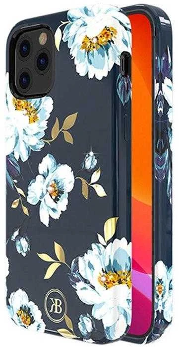 Dėklas Kingxbar Blossom dekoruotas Swarovski kristalais iPhone 12 mini multicolour (Gardenia)