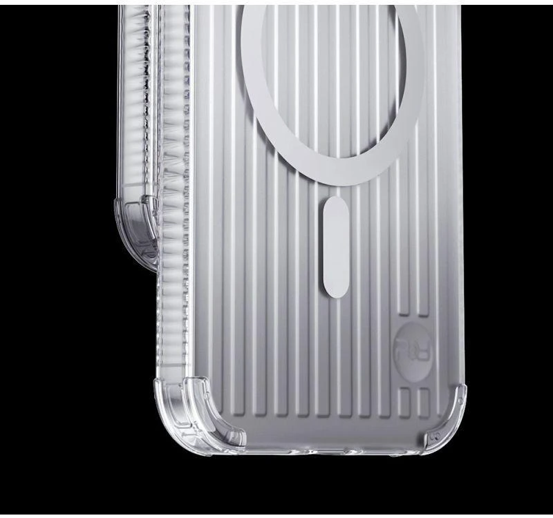 Kingxbar PQY Go Out Series magnetic Apple iPhone 14 Plus MagSafe dėklas telefonui juodos spalvos