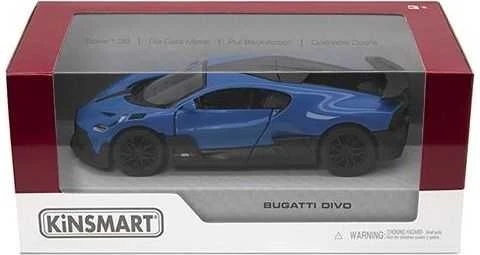 KiNSMART automobilis, Bugatti Divo, mėlynas
