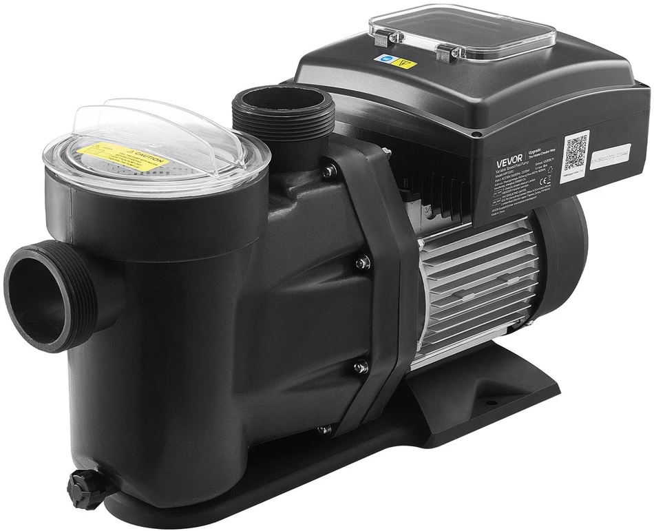VEVOR Kintamo greičio baseino siurblys 1100W, 26,000 L/h