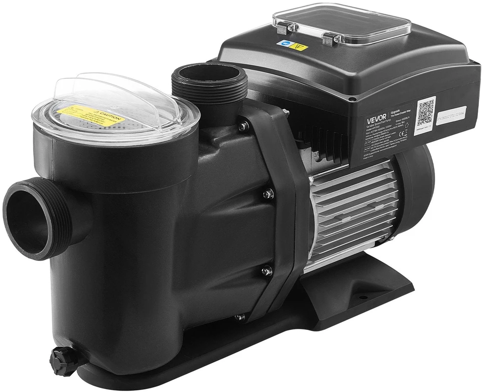 VEVOR Baseino siurblys su kintamu greičiu, 2200W