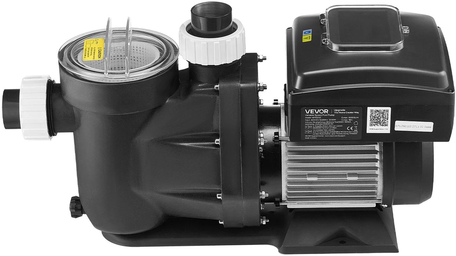 VEVOR Baseino siurblys su kintamu greičiu, 2200W