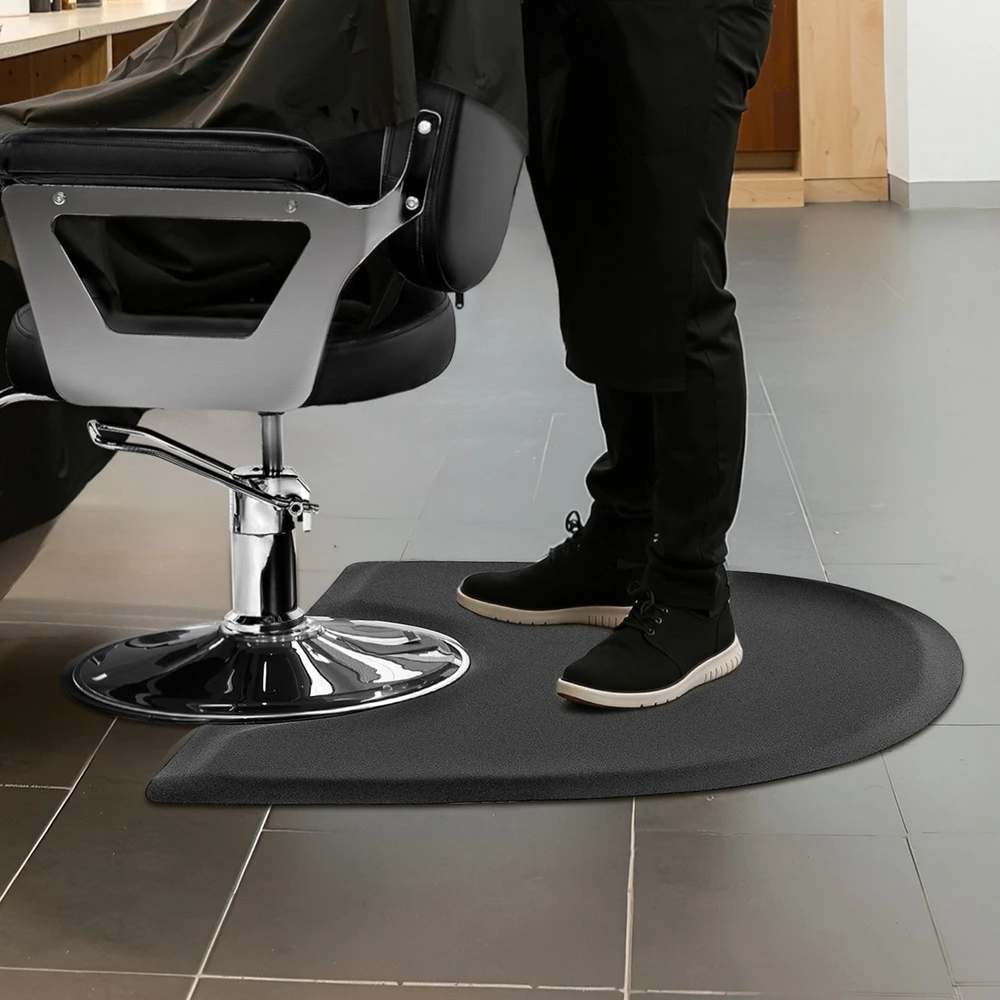 Vevor Pusiau apskritimas 1220 x 905 mm plaukų salono kilimėlis