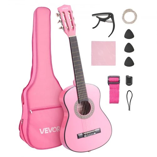 VEVOR Klasikinė gitara, 780 mm, su priedais pradedantiesiems