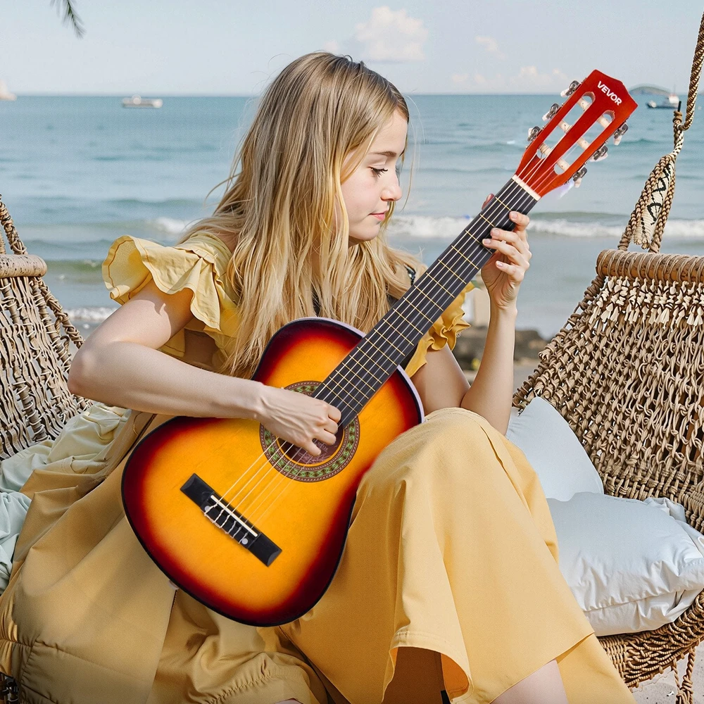 VEVOR Klasikinė gitara 780 mm, pradedančiųjų rinkinys