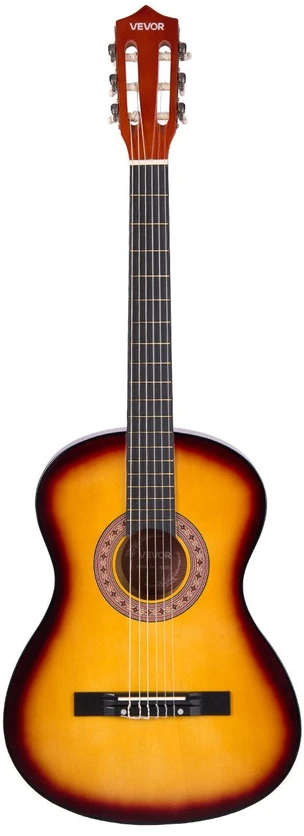 VEVOR Klasikinė gitara su priedais, saulės sprogimas