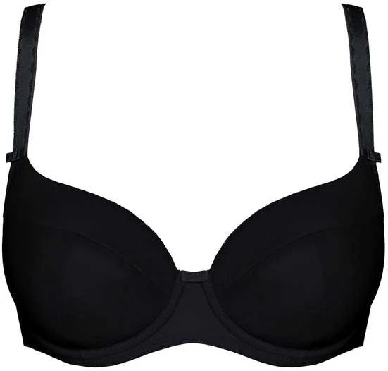 klasikinė paminkštinta liemenėlė juoda
