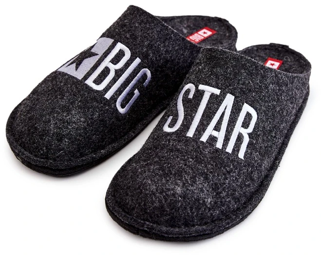 Klasikinės vyriškos šlepetės Big Star Juodos
