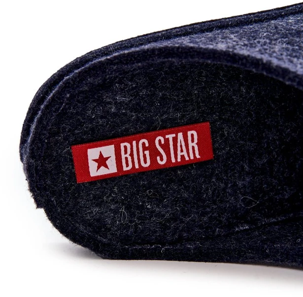 Klasikinės vyriškos šlepetės Big Star Tamsiai mėlynos