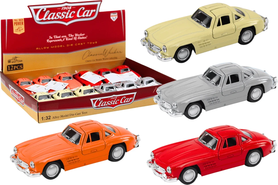 Lean Toys Klasikinis 1:32 Metalinis Automobilis su Atveriamomis Durimis
