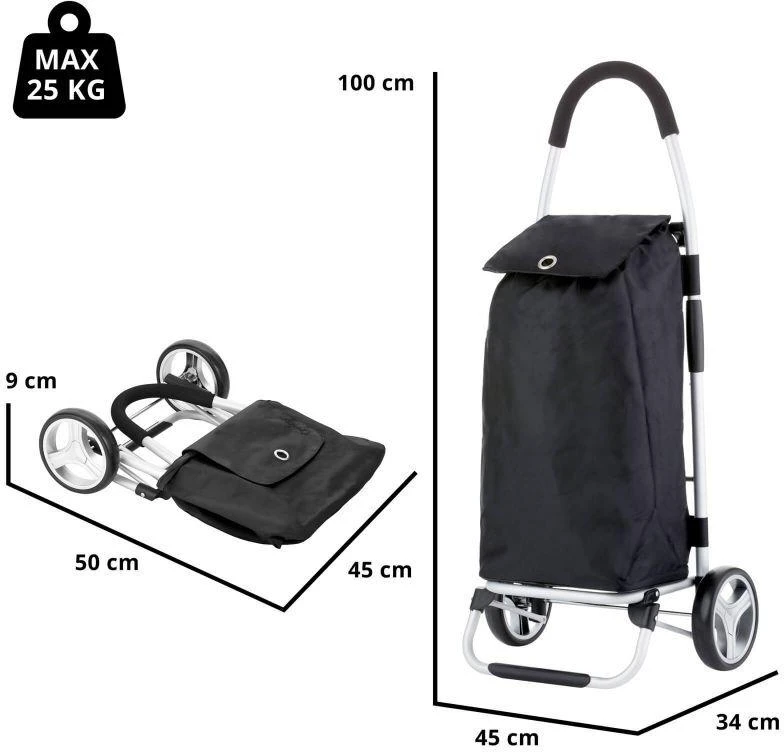 Kelioninis Aktivo Klasikinis Premium 604320 Pirkinių Vežimėlis