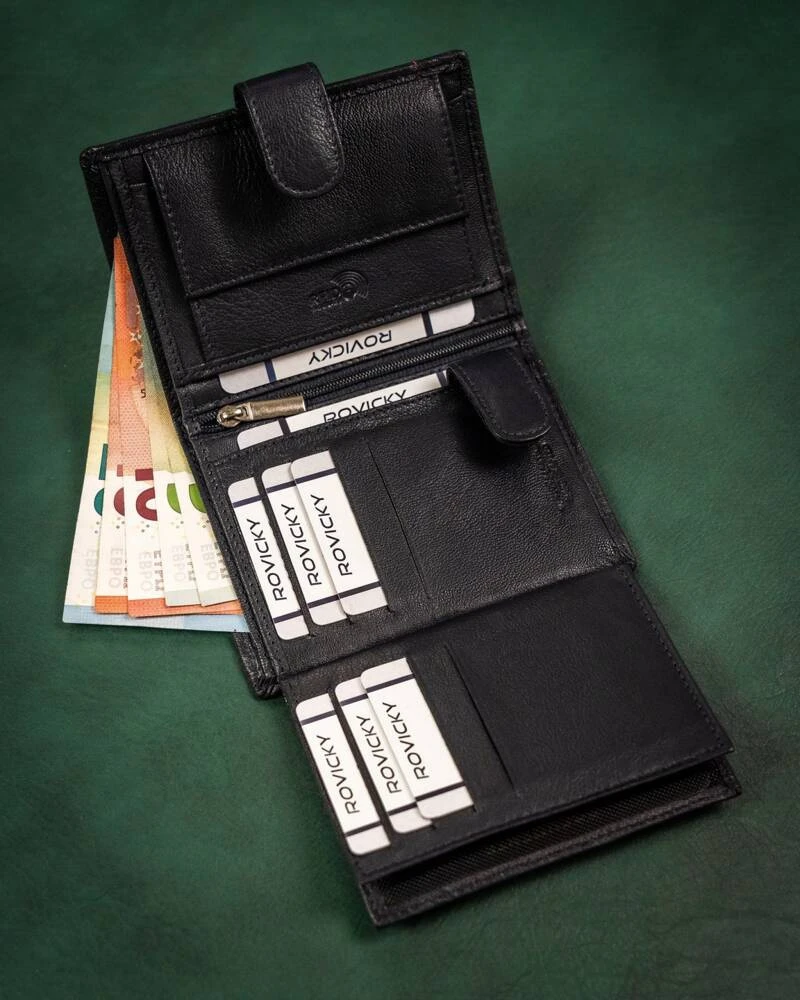 Rovicky Portfel sk&oacute;rzany R-N4L-GAT Navy+Raudona