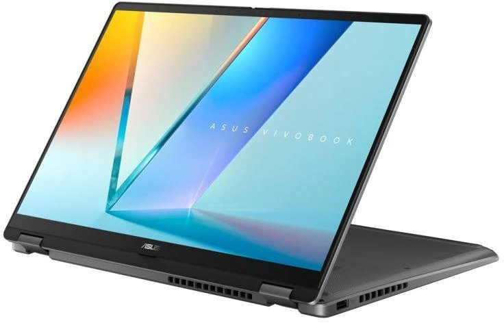 Nešiojamas kompiuteris ASUS Vivobook 14 Flip TP3407SA-DS74T Intel Core Ultra 7 256V hibridinis (2 viename) 35,6 cm (14") Jutiklinis ekranas WUXGA 16 GB LPDDR5x-SDRAM 1 TB SSD Wi-Fi 7 (802.11be) Windows 11 Home Pilkas Naujas Perpakuotas/Perpakuotas (Pažeista pakuotė)