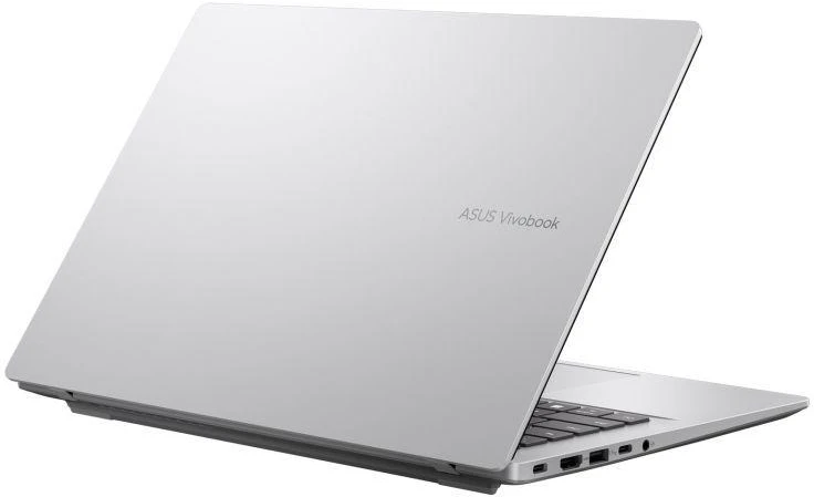 Nešiojamas kompiuteris ASUS Vivobook 14-M1407GA-LY012W Ryzen AI 7-445 14.0" WUXGA IPS lygio 60Hz 300nits AG 16GB DDR5 SSD512 Cam1080 42WHrs Win11 Vėsus Sidabrinis
