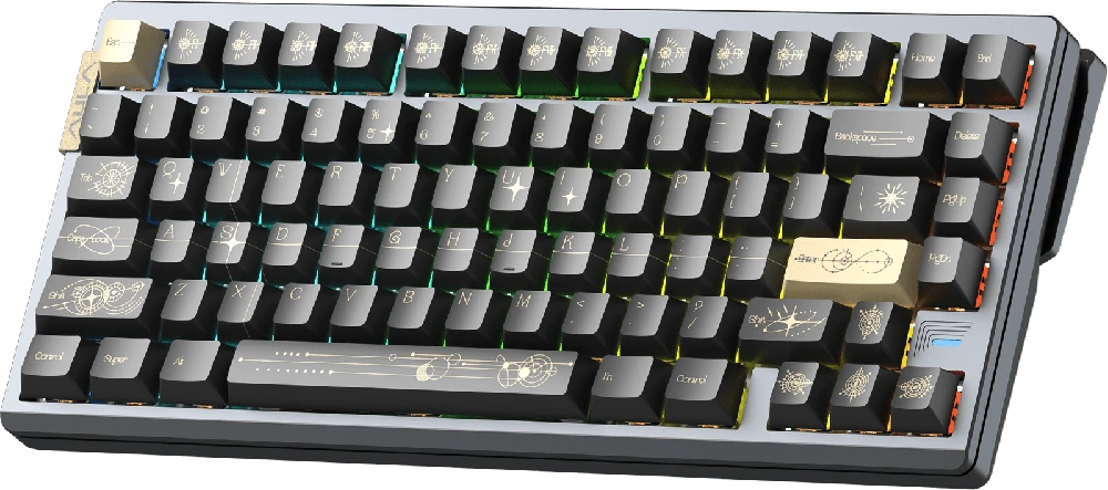 Klaviatūra Aula AG75 Pro Magnetinė Hall Effect (Shadow Gray) - Frostcore Sliver Magnetic Switches