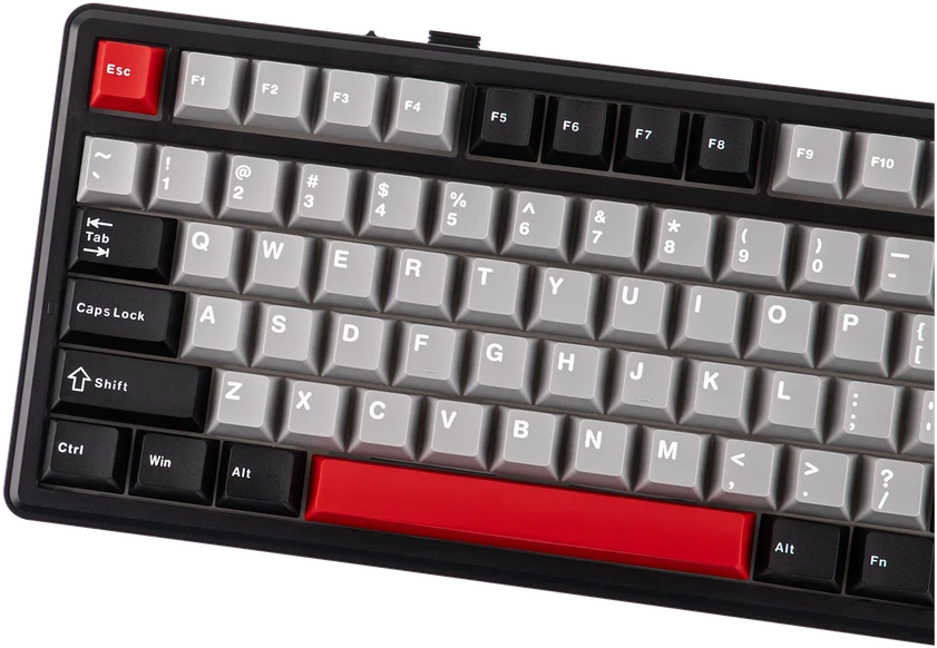 Klaviatūra Aula F75 MAX (Juoda/Raudona) - LEOBOG Reaper Switches