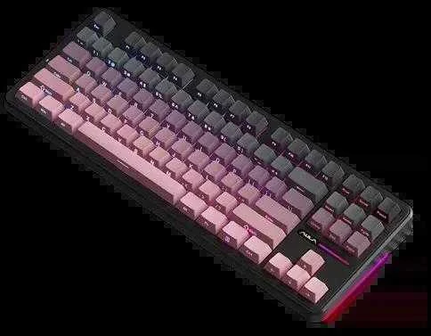 Klaviatūra Aula F87 Pro (Rožinė/Juoda)