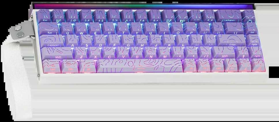 Klaviatūra Aula Hero 68 Magnetinė Hall Effect (Gradient Violetinė)