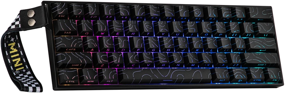 Klaviatūra AULA MINI60 HE MAX Magnetinė (Juodas Contour)