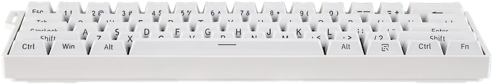Klaviatūra AULA MINI60 Pro Magnetinė Hall Effect (Balta) - Mistcloud Magnetic Switches
