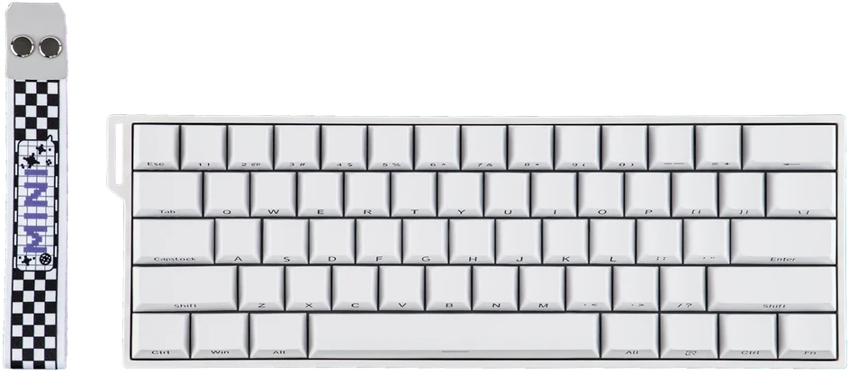 Klaviatūra AULA MINI60 Pro Magnetinė Hall Effect (Balta) - Mistcloud Magnetic Switches