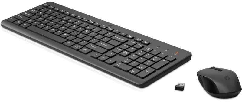 Klaviatūra Belaidė klaviatūros ir pelės komplektas HP 330, juoda, 2V9E6AA