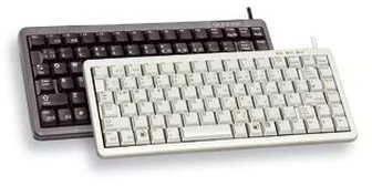 Klaviatūra CHR CHERRY G84-4100 COMPACT KEYBOAR - US LAYOUT Baltas