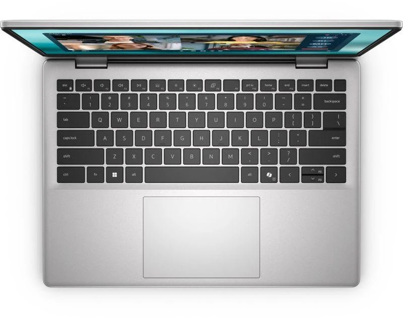 Klaviatūra DELL Pro 14 Essential PV14250 nešiojamasis kompiuteris, Intel Core 3 100U, 35,6 cm (14") Full HD+, 8 GB DDR5-SDRAM, 512 GB SSD, Wi-Fi 6 (802.11ax), Windows 11 Pro, platininė, sidabrinė