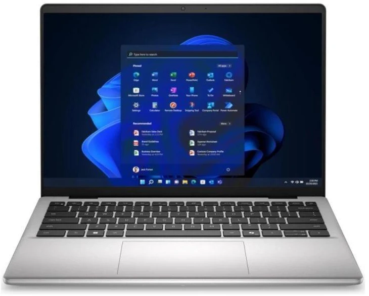 Klaviatūra DELL Pro 14 Essential PV14250 nešiojamasis kompiuteris, Intel Core 3 100U, 35,6 cm (14") Full HD+, 8 GB DDR5-SDRAM, 512 GB SSD, Wi-Fi 6 (802.11ax), Windows 11 Pro, platininė, sidabrinė