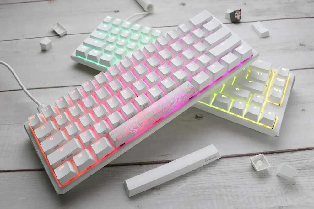 Klaviatūra Ducky One 3 60% (Balta)