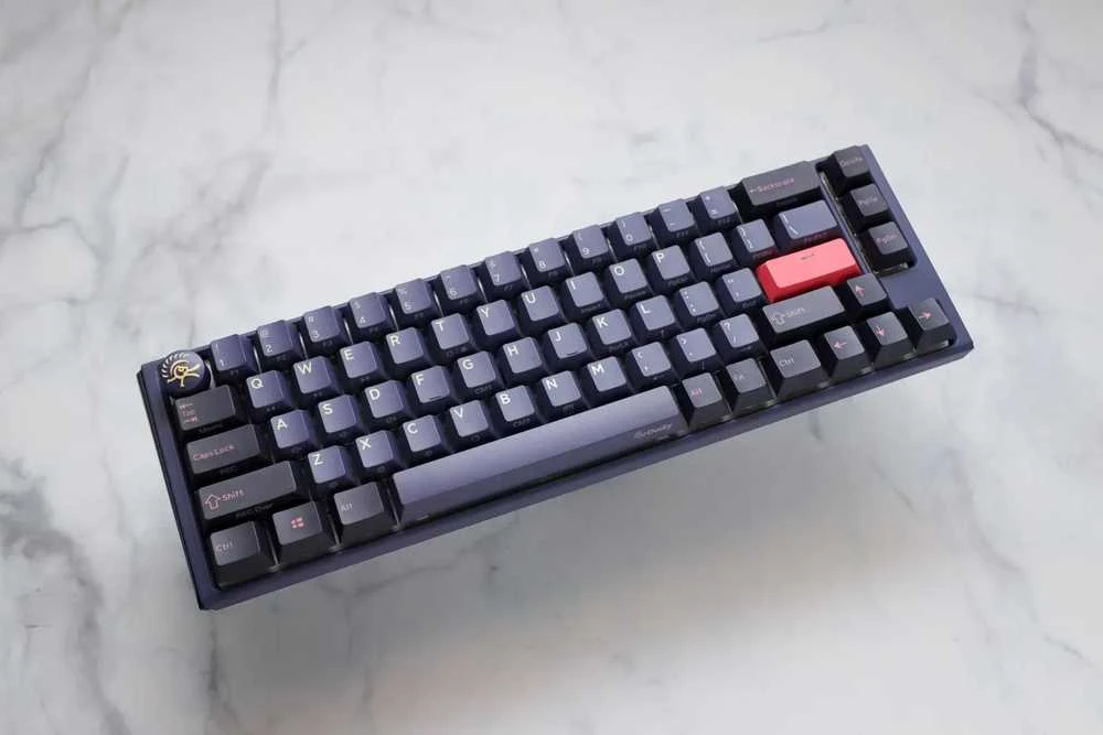 Ducky One 3 Cosmic Mėlyna SF žaidimų klaviatūra, RGB LED – MX-Raudona US išdėstymas