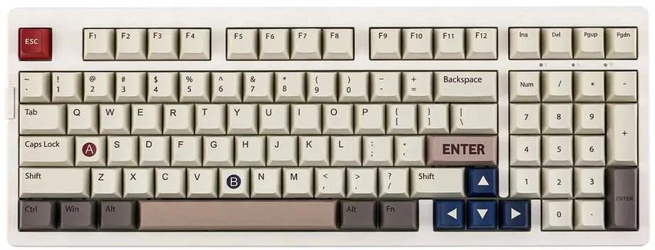 Klaviatūra Epomaker EK98 (Balta)
