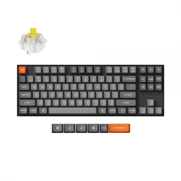Klaviatūra Keychron K8 Max (Juoda)