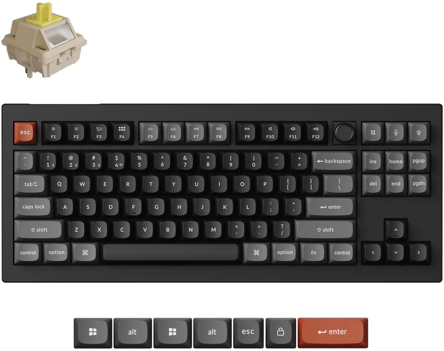 Klaviatūra Keychron V3 Ultra (Juoda)