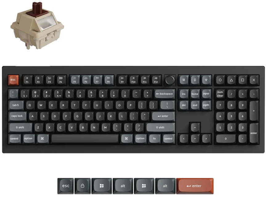 Klaviatūra Keychron V6 Ultra (Juoda)