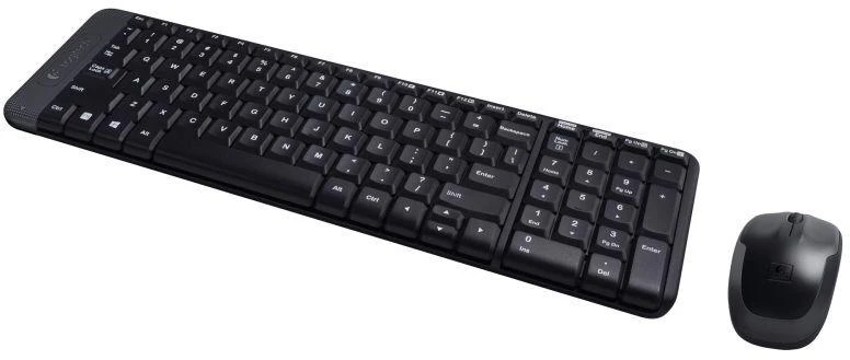 Belaidis klaviatūros ir pelės rinkinys Logitech MK220, US išdėstymas