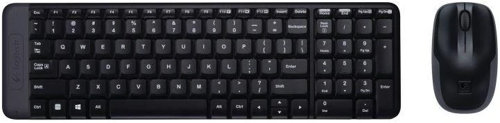 Belaidis klaviatūros ir pelės rinkinys Logitech MK220, US išdėstymas