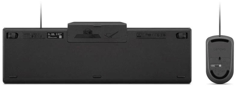 Klaviatūra Lenovo 310 USB-A su laidu Combo US English | Klaviatūros ir pelės rinkinys | su laidu | su pele | US English | Luna Pilkas