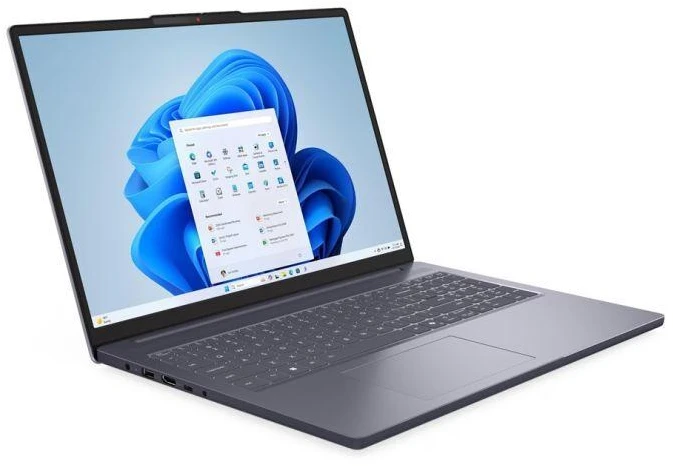 Lenovo IdeaPad Slim 3 16ARP10 AMD Ryzen™ 5 7535HS Nešiojamas kompiuteris 40,6 cm (16") WUXGA 16 GB DDR5-SDRAM 512 GB SSD Wi-Fi 6 (802.11ax) English Pilkas