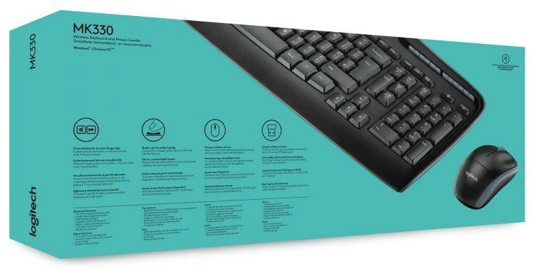 Klaviatūra LOGITECH belaidis rinkinys MK330