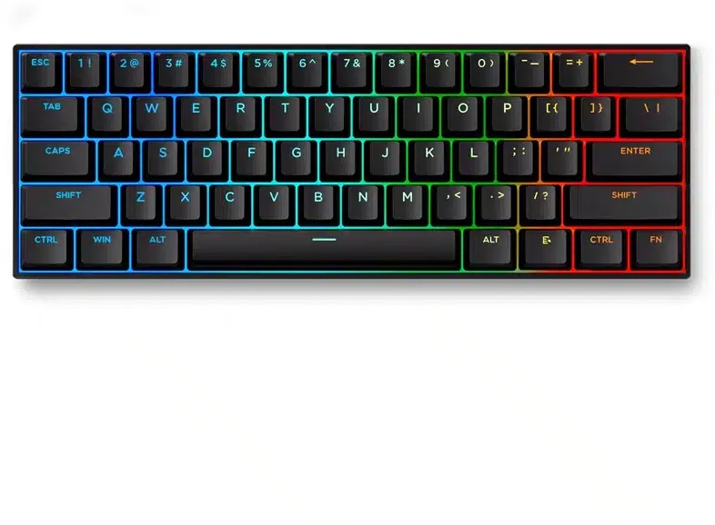 MCHOSE Ace 60 Pro laidinė magnetinė žaidimų klaviatūra | TTC Uranus Magnetic Switch-ST | Juodas